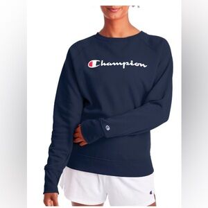 Champion Dark Blue Crewneck Sweatshirt